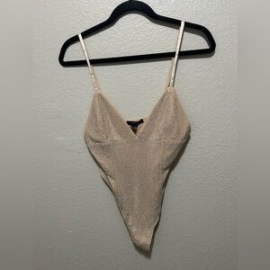 ✨ Forever 21 Rhinestone Bodysuit | Party Glam | Size L ✨
